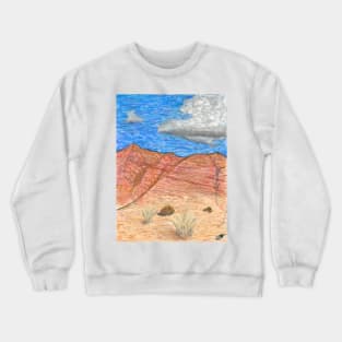 Burning Desert Crewneck Sweatshirt